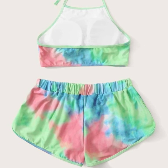 Tie Dye Swim Shorts Set - Picture 2 of 10